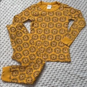 Hanna Andersson print PJ Set Lions 🦁 unisex size 5